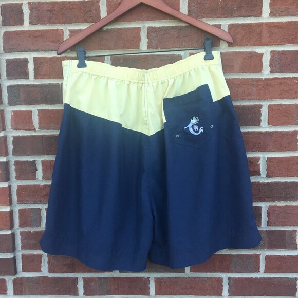 Nat Nast Swim Trunks Board Shorts Cabana Collection Colorblock Men's XL - Picture 2 of 8